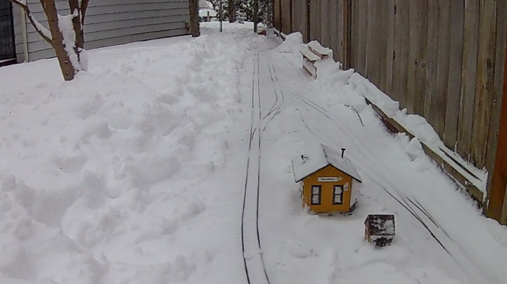 Jericho & Mt Zion Railway after a snow storm