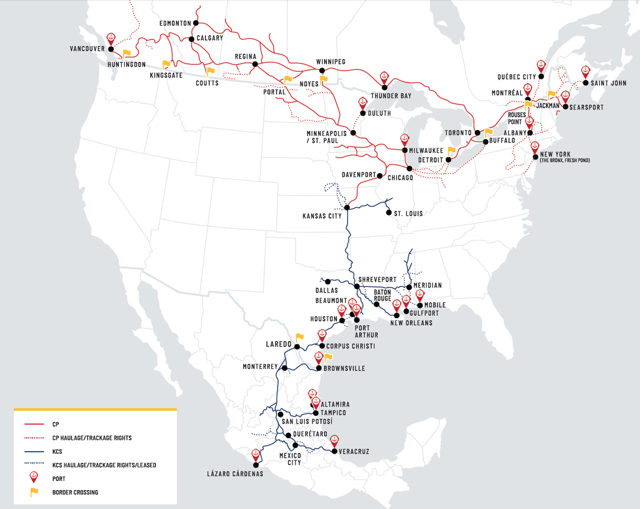 Canadian Pacific Kansas City Southern Merger To Redraw Class I Railroad Map Trains