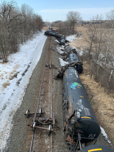 Derailment blocks Canadian Pacific main line west of Minneapolis - Trains