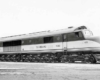 Streamlined diesel locomotive