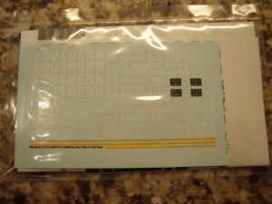 Decal set in wrapper packaging