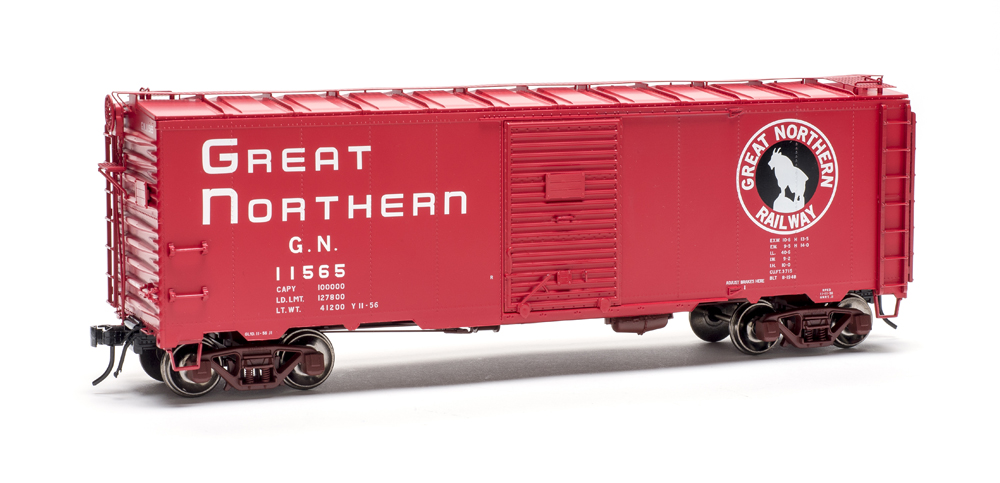 Boxcar with Great Northern logo