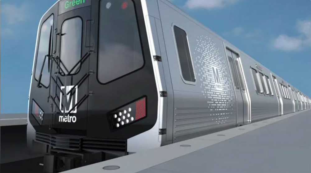 Rendering of subway car