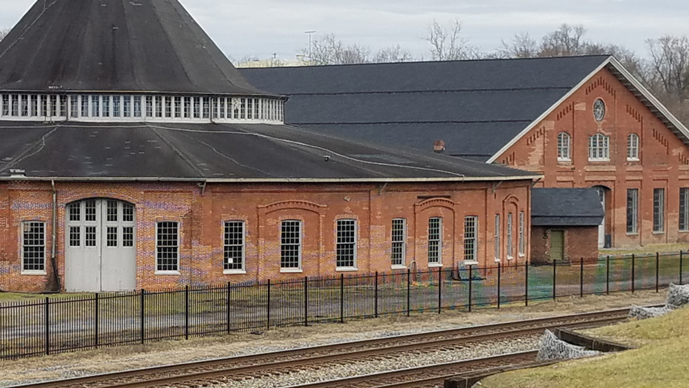 Brick circular roundhouse