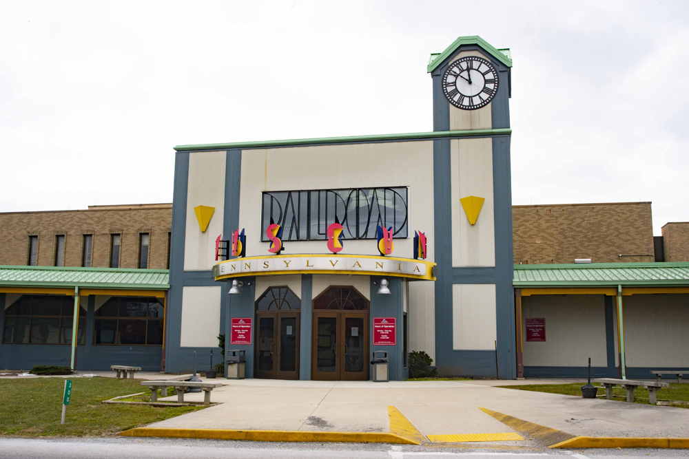 Entry of museum building