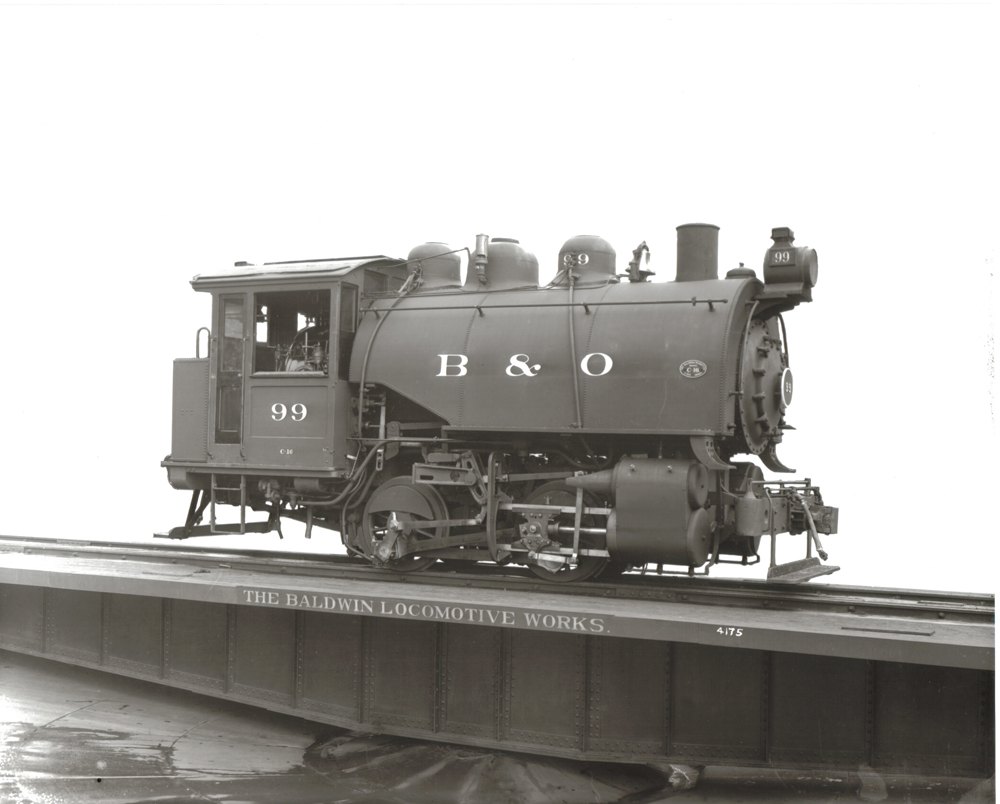 Baldwin 0-4-0T built for the Baltimore & Ohio in 1912.
