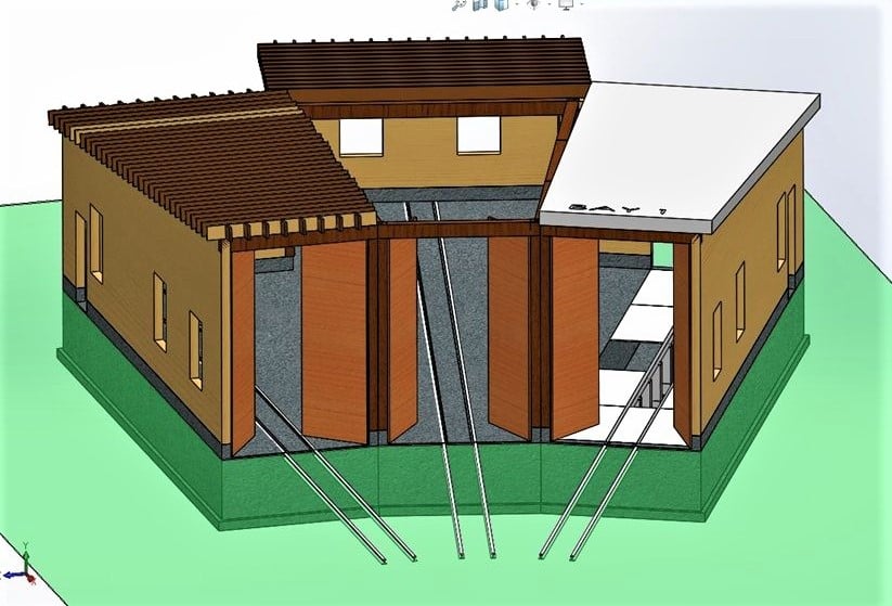 Computer illustration of building