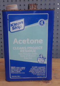 Can of acetone