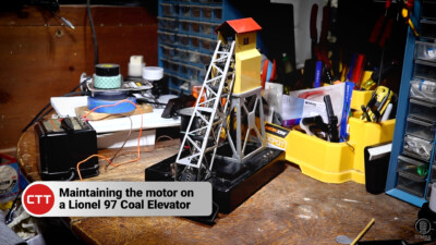 Lionel no. 97 coal elevator motor maintenance