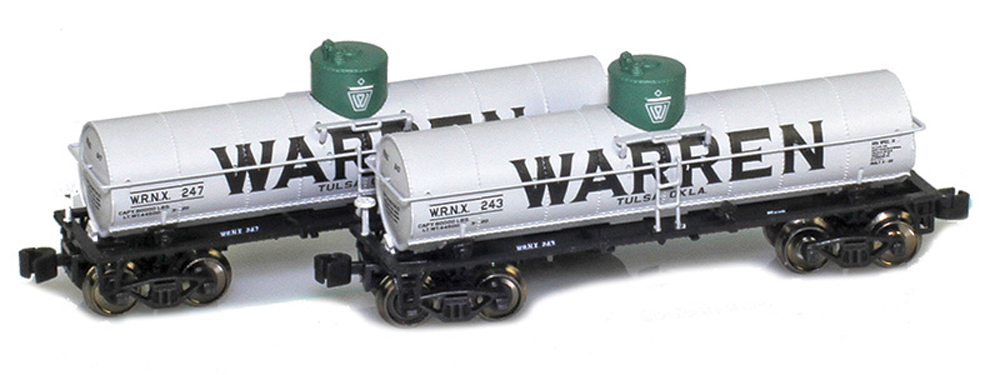 Two Warren tank cars