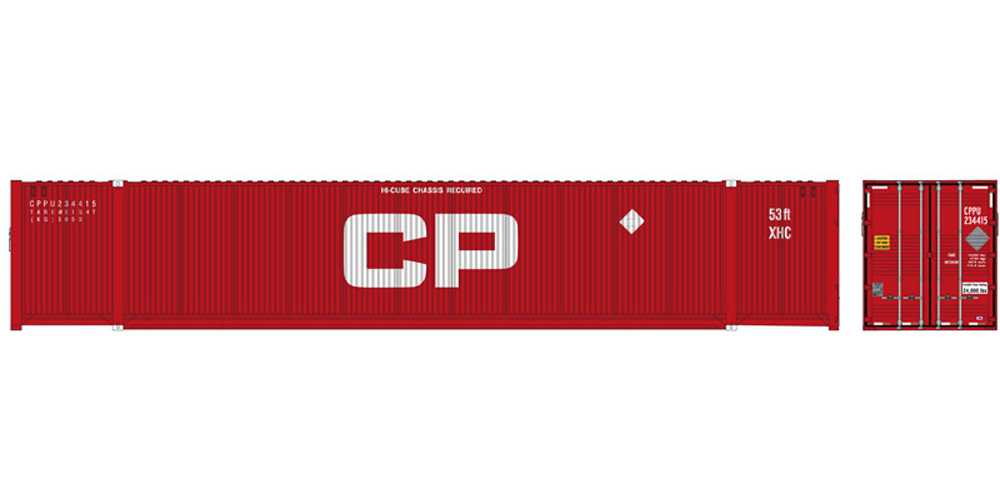 Canadian Pacific 53-foot Jindo/CIMC intermodal container.