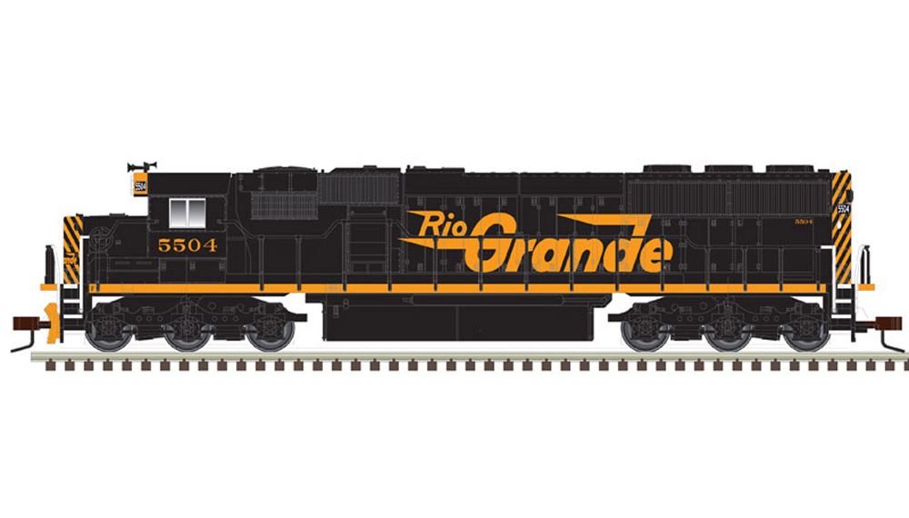 Denver & Rio Grande Western Electro-Motive Division SD50 diesel locomotive.