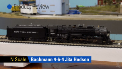 Bachmann’s new N scale Hudson is on the test track!