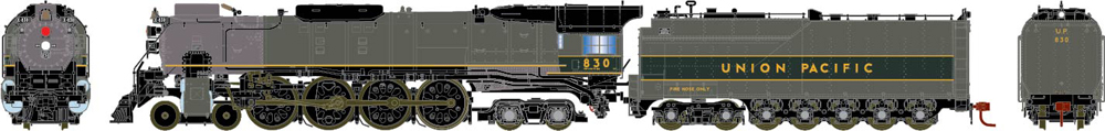 Genesis 4-8-4 FEF-2 and FEF-3 steam locomotives.