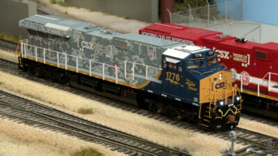 ScaleTrains.com HO scale CSX Pride in Service GE ES44ACs