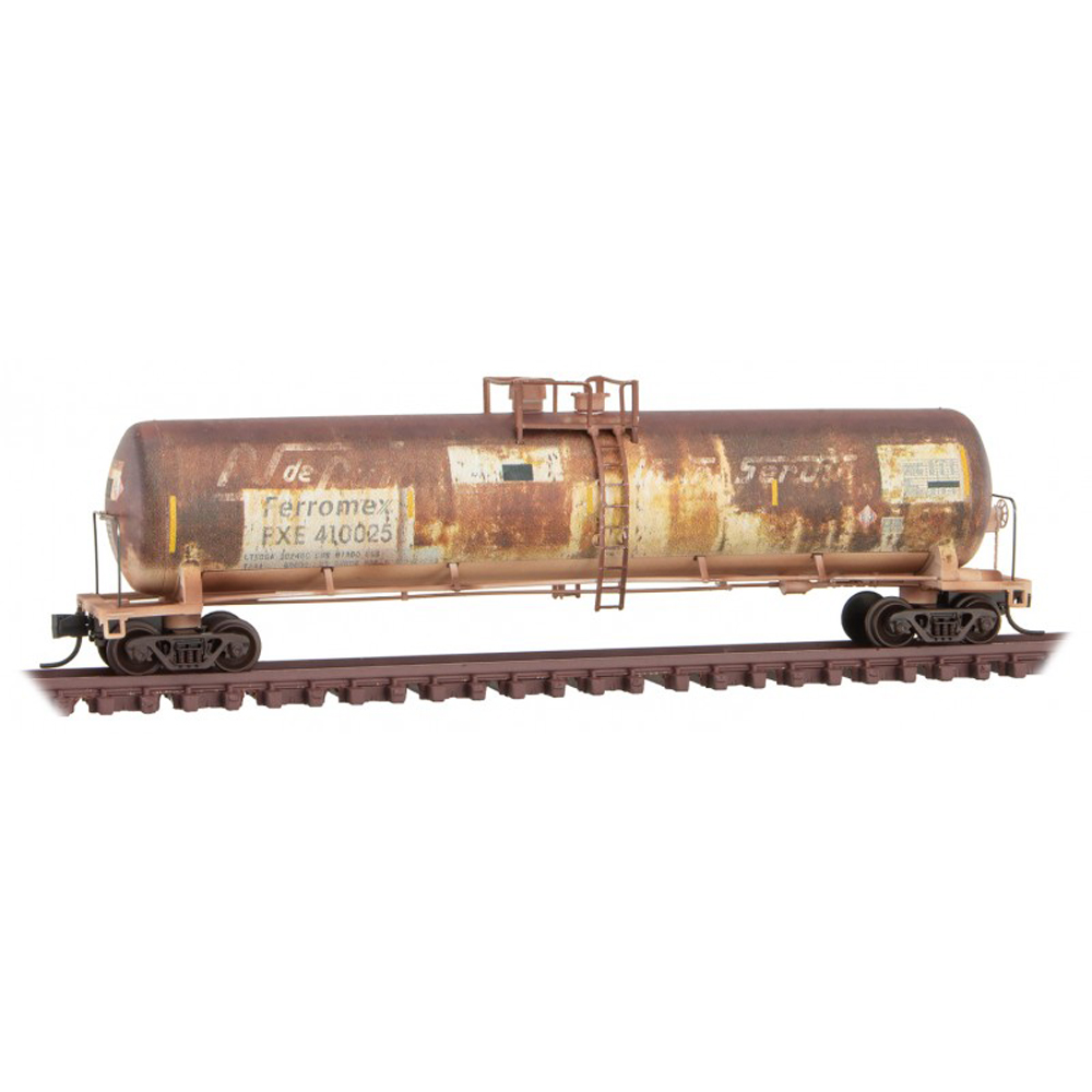 Weathered tank car