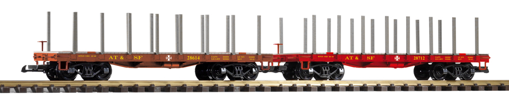 flatcars with stakes