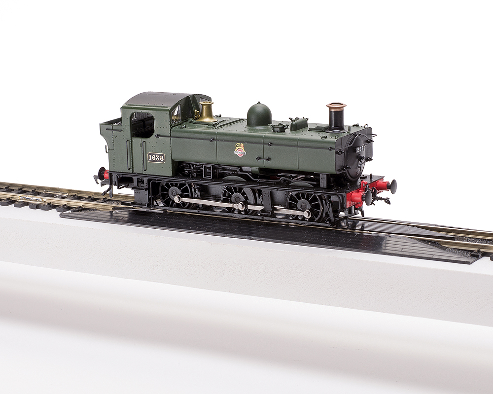 Model Rail/Rapido Trains 16XX 0-6-0PT on OO scale locomotive test stand