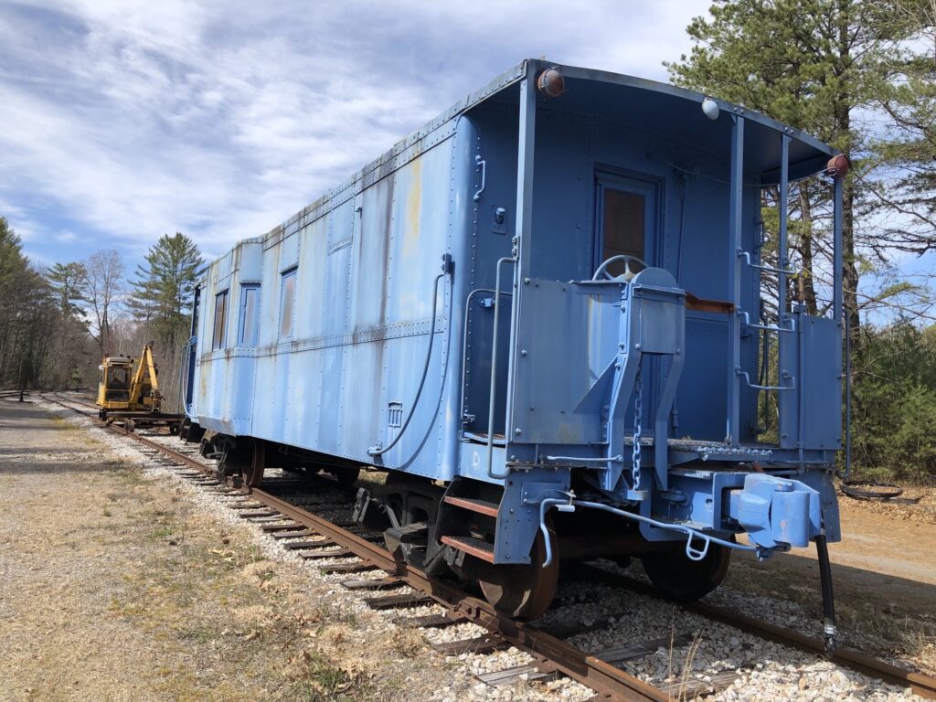 blue caboose