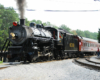 steam passenger train in Tennessee