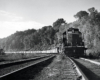 Road-switcher diesel locomotives with freight train