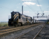 Road-switcher diesel locomotives with freight train