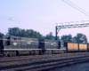 Road-switcher diesel locomotives with freight train