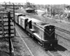 Road-switcher diesel locomotive with freight cars