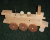 Wooden train for kids