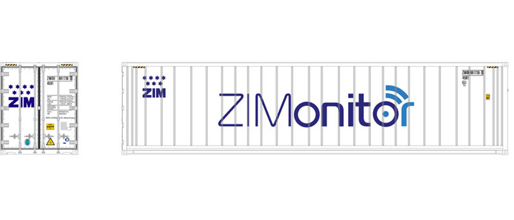 Atlas ZIMonitor 40-foot refrigerated intermodal container