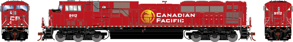 Canadian Pacific Genesis 2.0 Electro-Motive Division SD90MAC diesel locomotive.