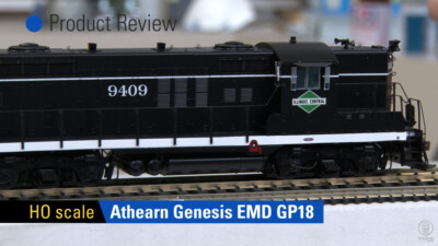 Check out this Rapid Review of the new Athearn Genesis GP18!