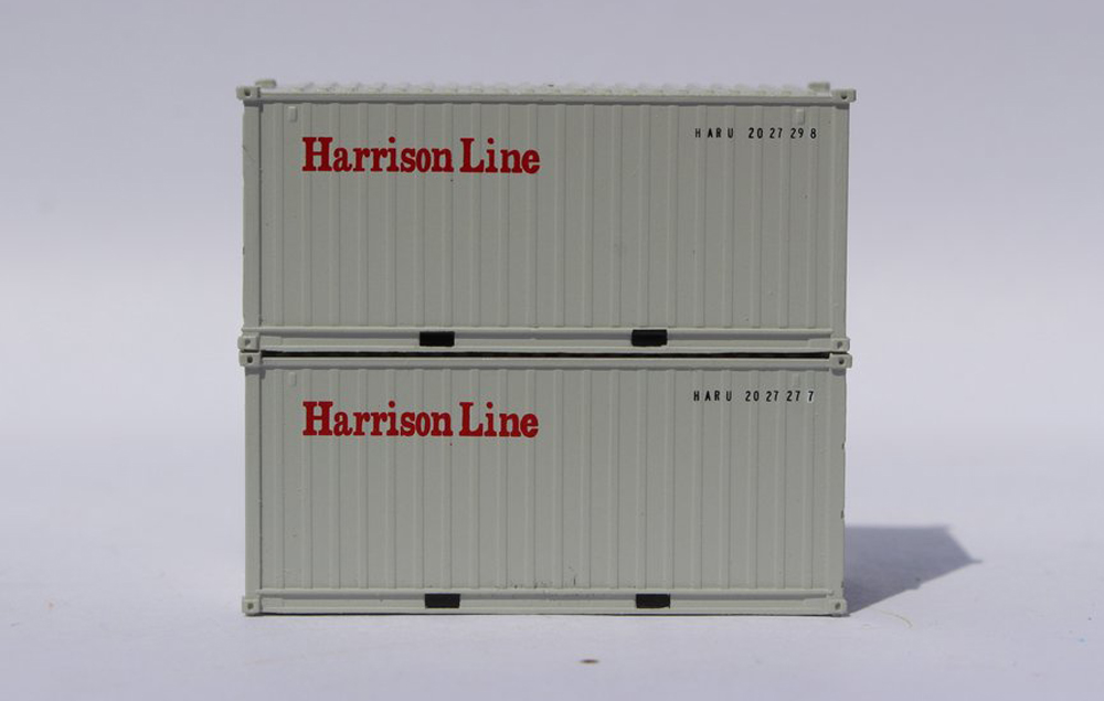 Jacksonville Terminal Company Harrison Line 20-foot standard-height intermodal container