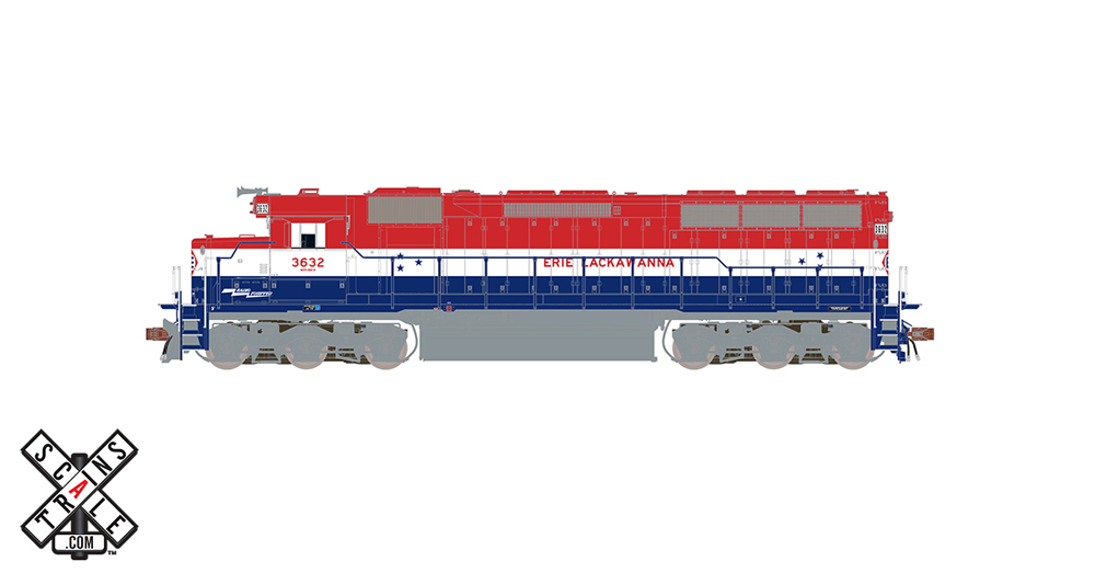 Erie Lackawanna Electro-Motive Division SD45 diesel locomotive