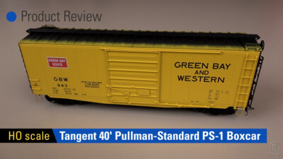 Tangent HO scale 40-foot PS-1 boxcar