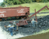 Figures next to model coal conveyor