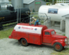 Figure filling model gas truck with gas