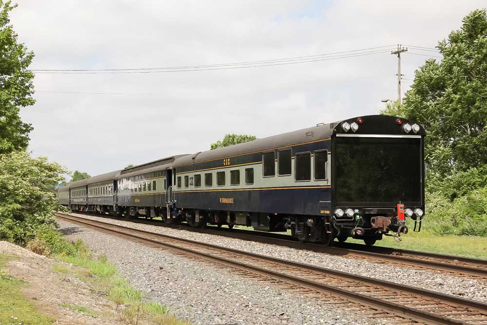 rear of passenger train