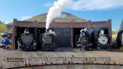 Colorado Railroad Museum: Three in Steam