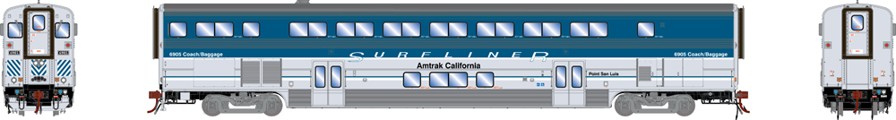 Amtrak Cab/Baggage/Coach Car.
