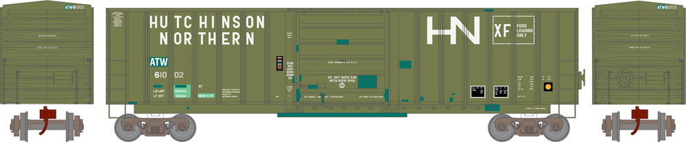 Athearn Atlantic & Western 50-foot SIECO boxcar.