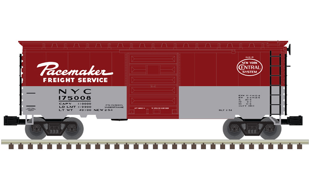 Atlas New Yok Central 40-foot PS-1 boxcar.