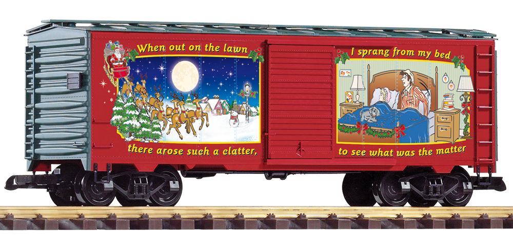 Christmas 2021 40-foot boxcar.