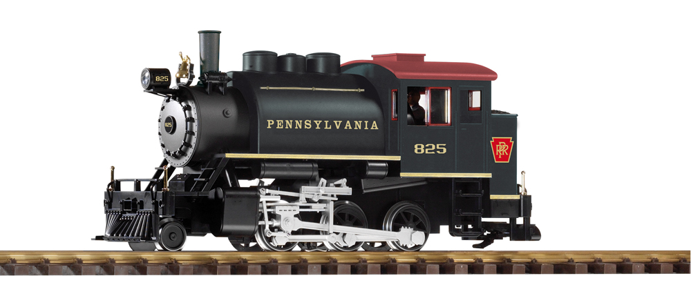 PIKO-America Pennsylvania RR 2-6-0T saddletank steam locomotive.