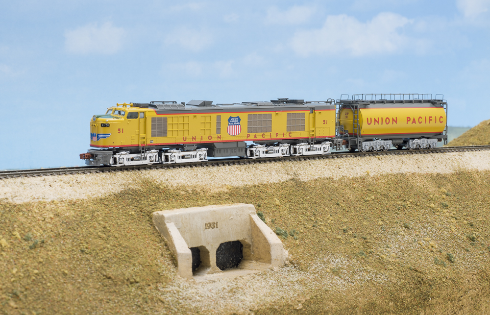 N scale UP standard turbine