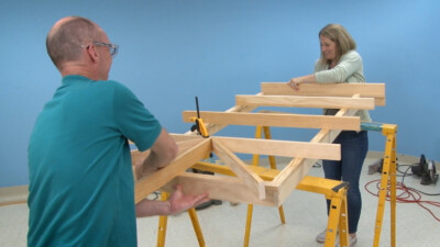 State Line Route in N scale: Building L-girder benchwork, Episode 2