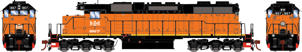 Bessemer & Lake Erie Electro-Motive Division SD38 diesel locomotive