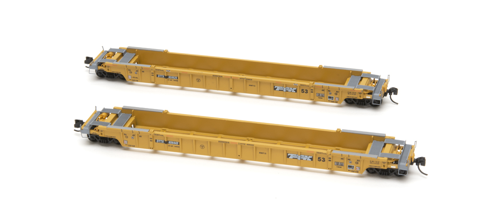 Jacksonville Terminal Co. National Steel Car 53-foot 17-post well car two-pack