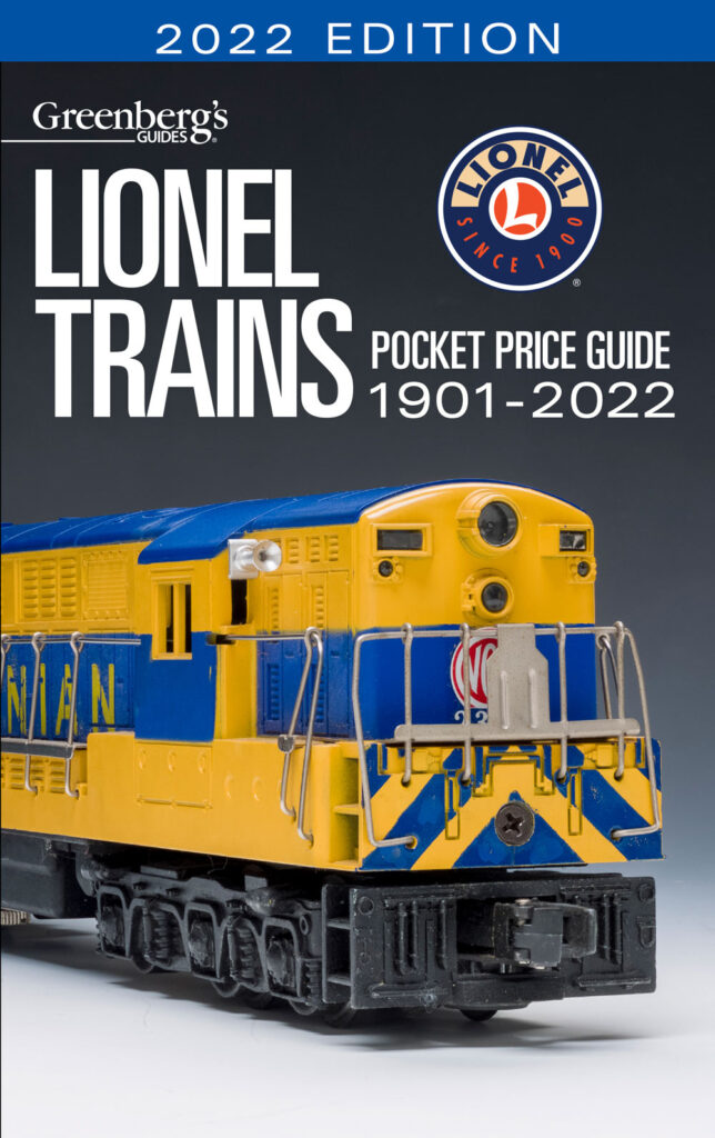 Lionel Trains Pocket Price Guide 1901-2022 available at the Kalmbach Hobby Store.