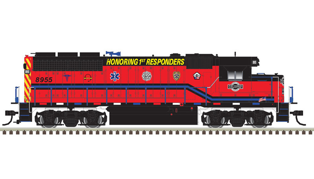 Port Harbor Railroad Corp. Electro-Motive Division GP40 diesel locomotive.